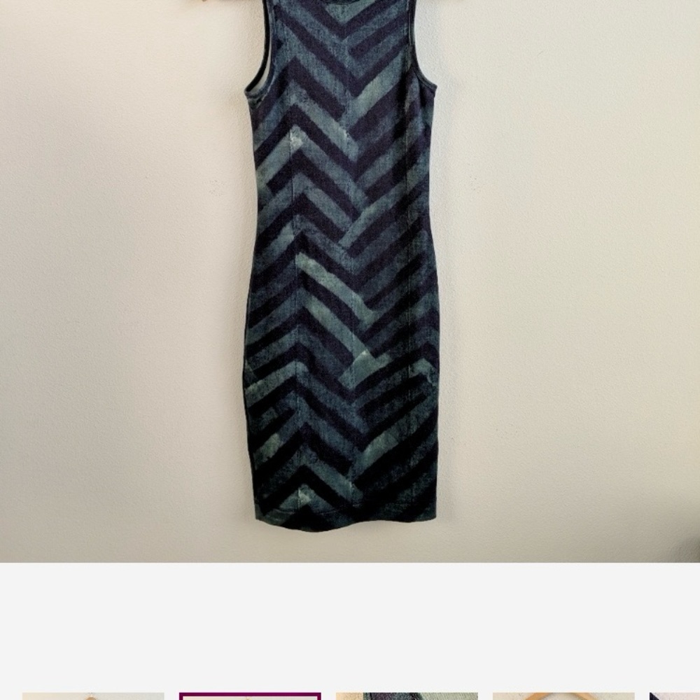 COPY - Rachel Rachel Roy Chevron Patterned Sleeveless Dress